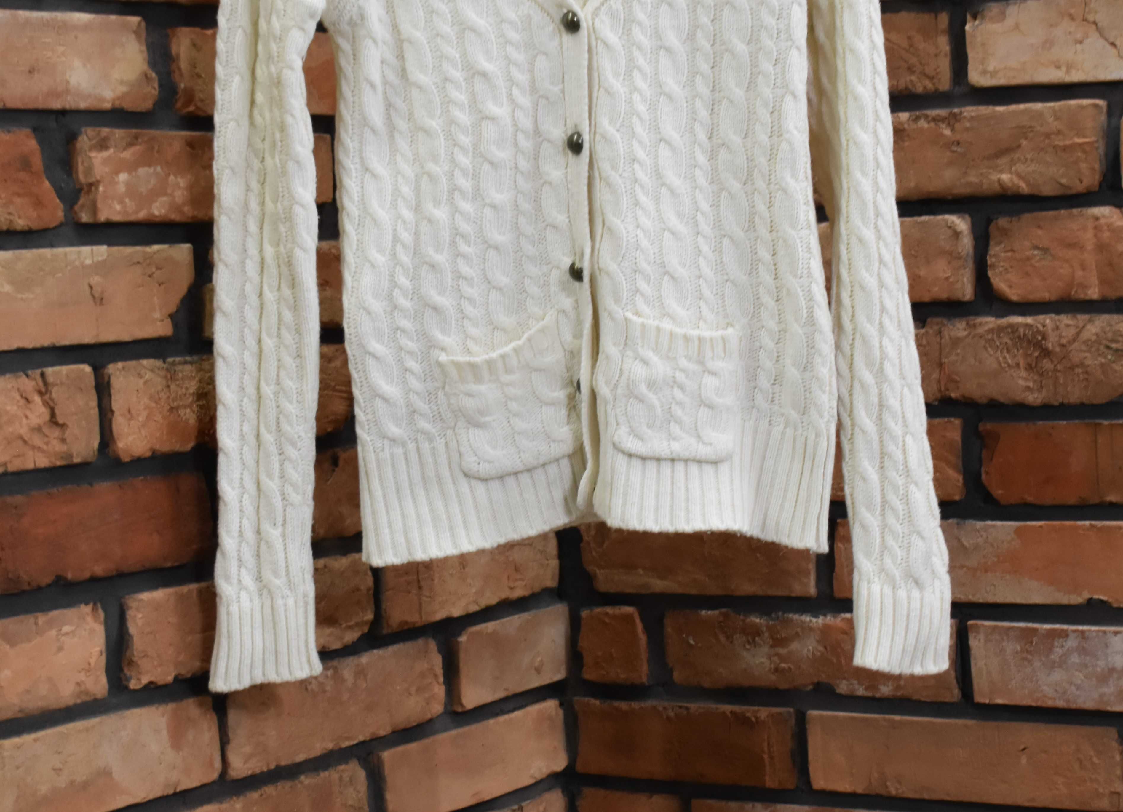 Zara rozpinany sweter Kardigan Angora oryginał super stan S 36