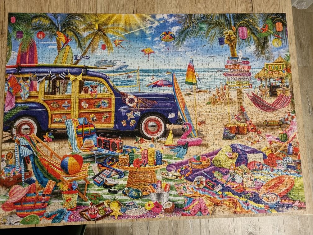 Puzzle Trefl Wakacje nad morzem 2000