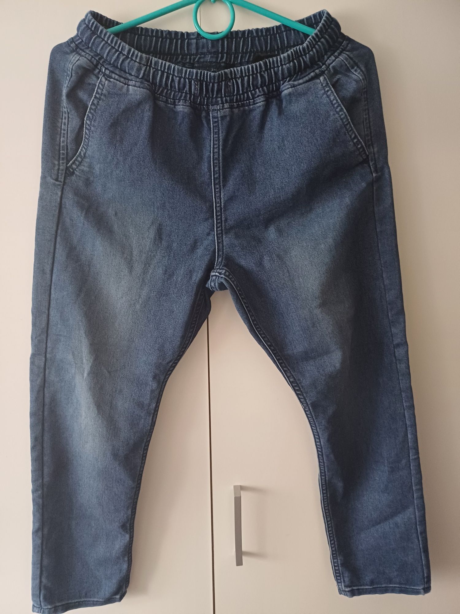 Spodnie jeansowe joggery H&M