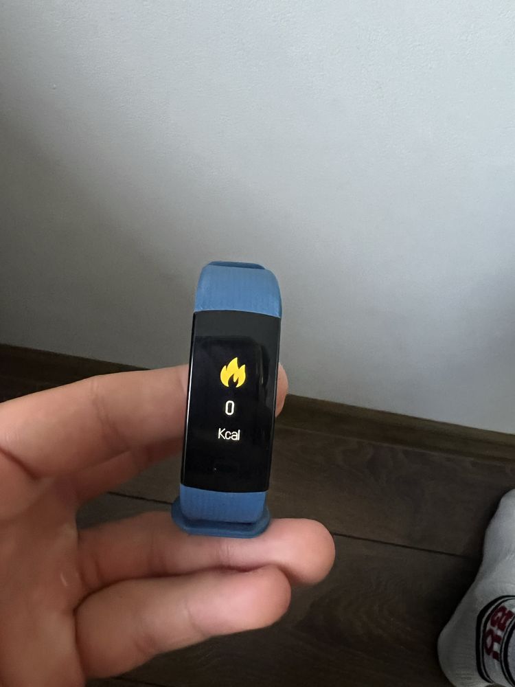 Fitness platinium opaska sportowa nowa niebieska