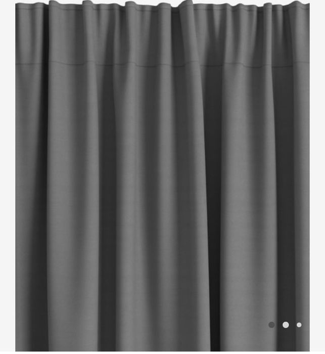 Штори Jysk 140x300см сірі