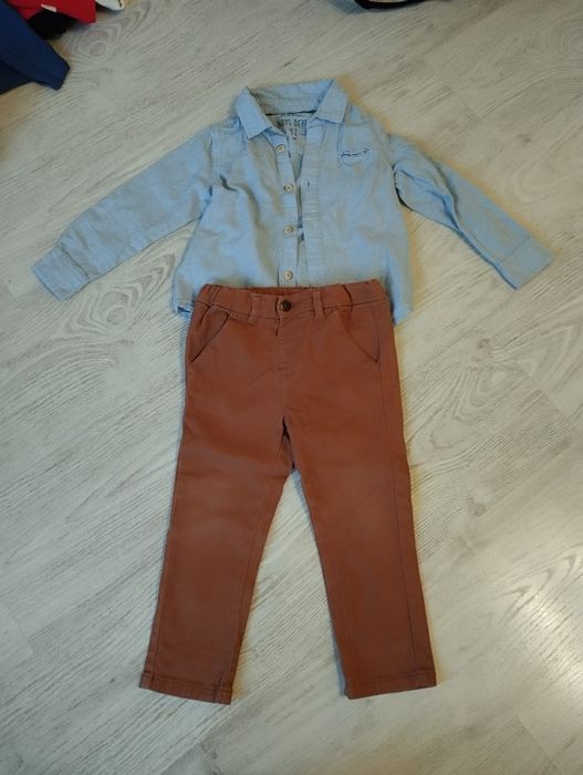 Komplet spodnie i koszula 92