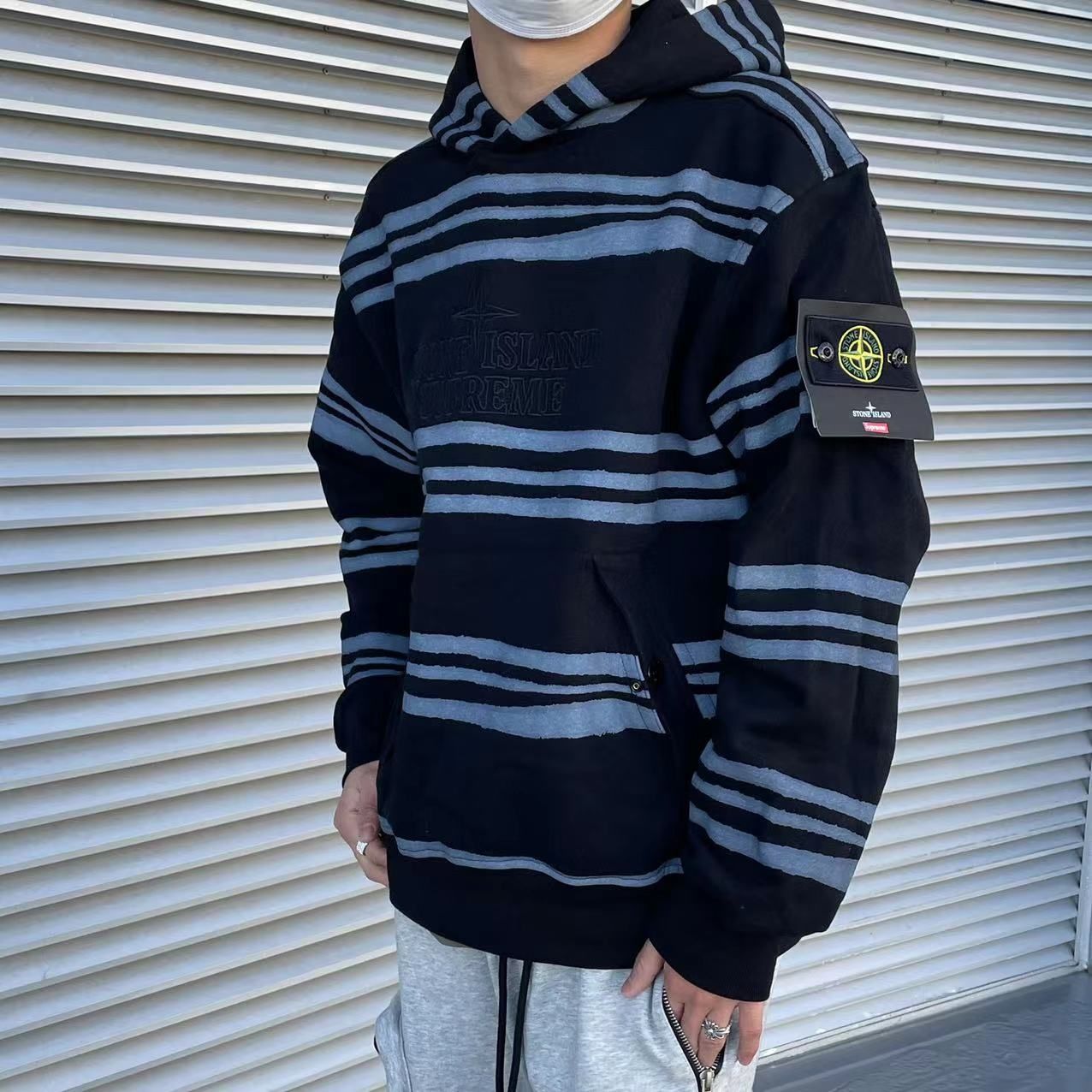 Stone Island x Supreme Hoodie / Худі Стон айленд і супрім / худі стон