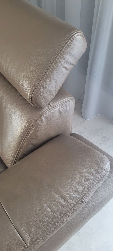 Narożnik 200x270 cm skóra naturalna