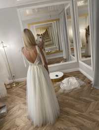 Suknia ślubna Herms Bridal rozmiar 36 S ivory