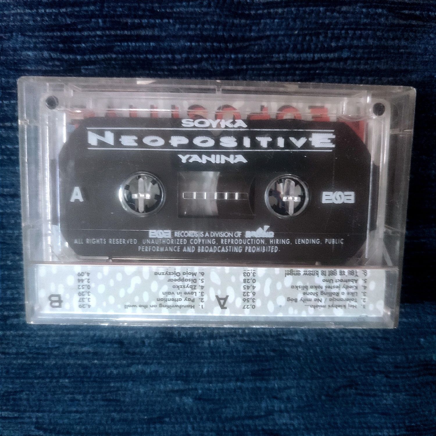 Kaseta album "Neopositive" Stanisław Soyk i Janusz
