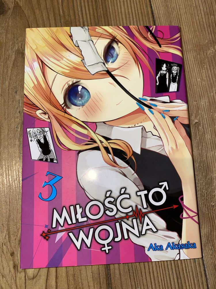 MANGA „Milosc to wojna” 5 tomów