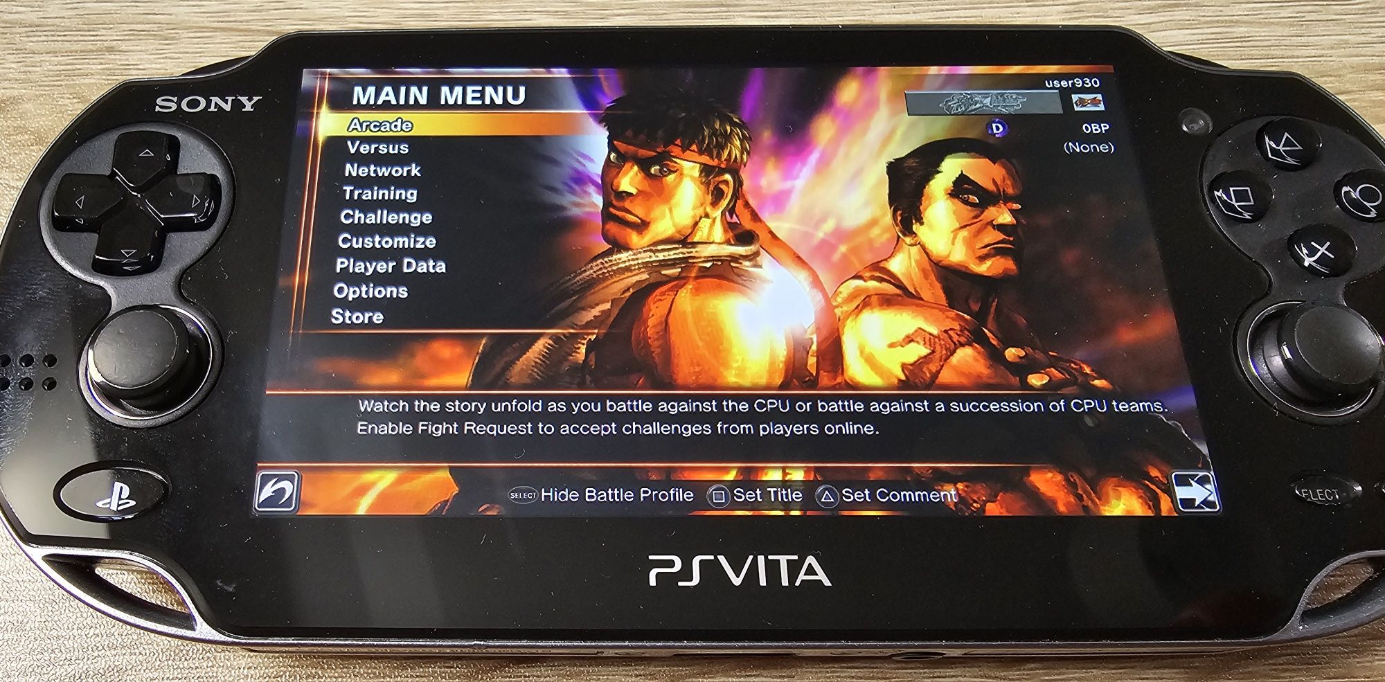 Street Fighter X Tekken PS Vita