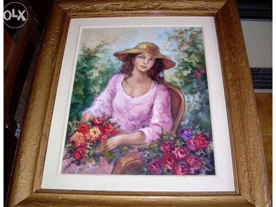 Quadro a precisar de restauro (54 cm x 61 cm)