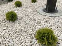 Biały grys dekoracyjny, kamień ogrodowy 16-25 mm