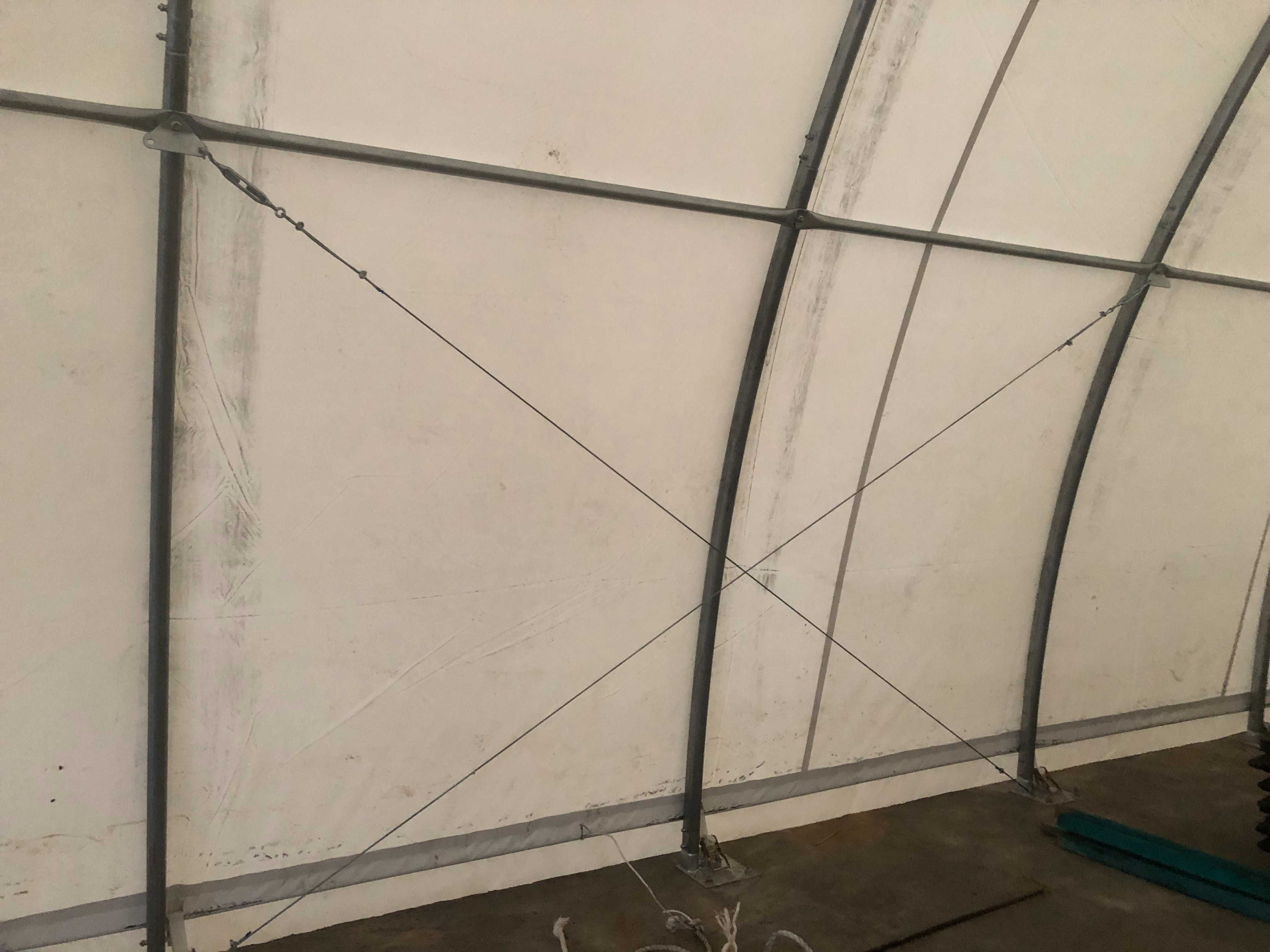 Hala magazynowa namiot łukowy wiata 12x18m magazyn zadaszenie garaż