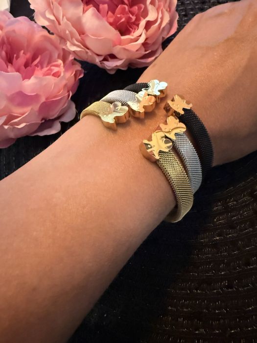 Bransoletka miś tous czarna