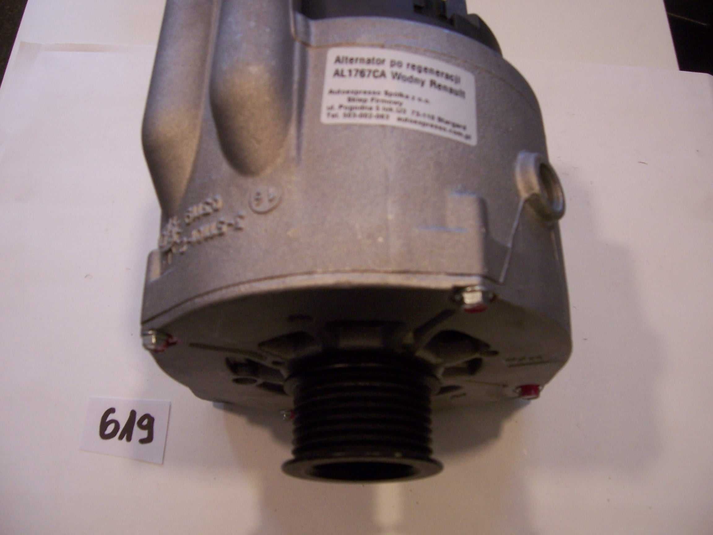 Alternator CA1767 wodny do Renault Espace, Megane po regeneracji