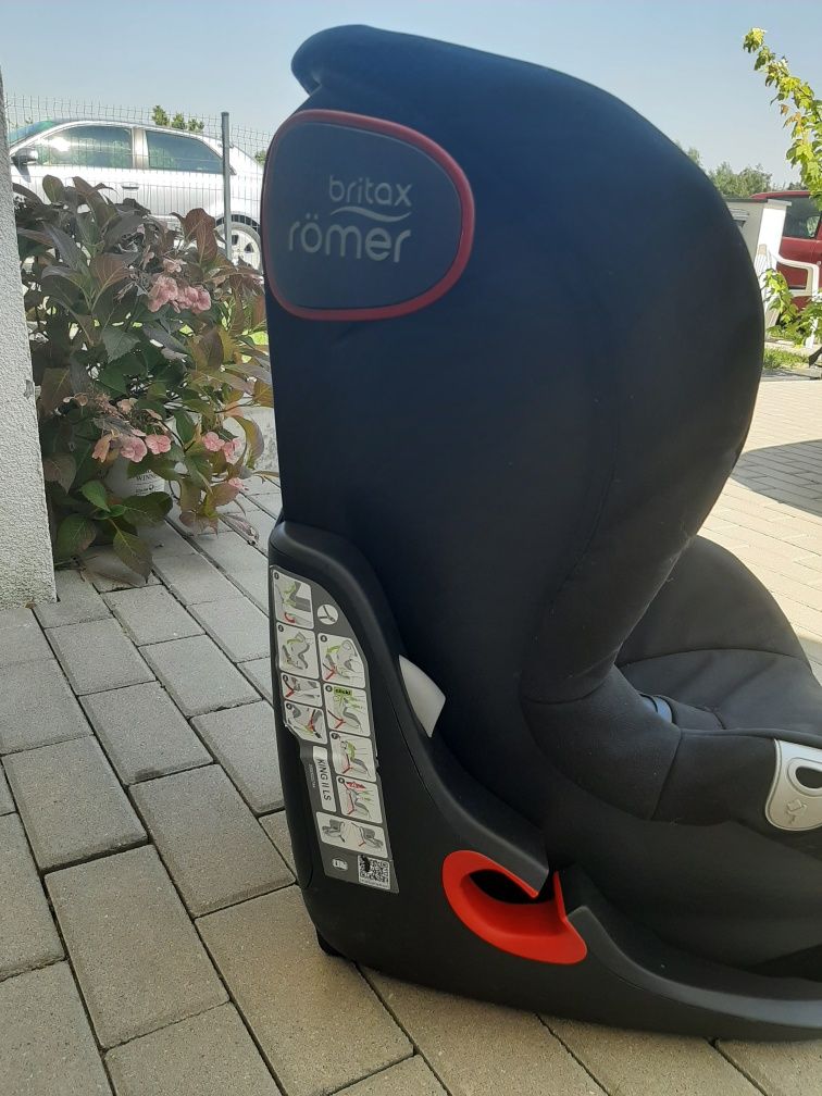 Fotelik Britax Romer King II LS Black Series Cosmos Black