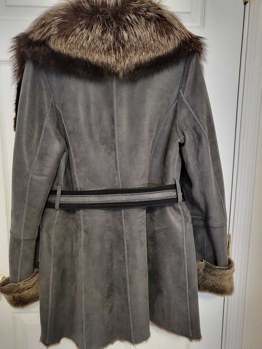 OCHNIK kożuch damski naturalny