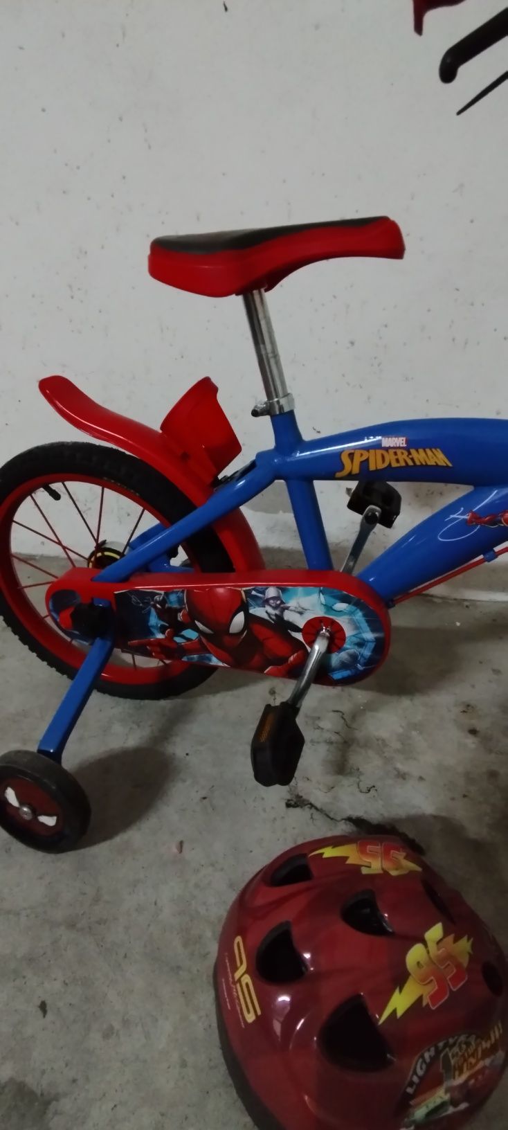 Bicicleta de criança Spiderman