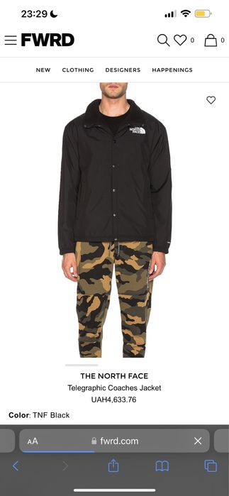 Куртка харік The North Face Telegraphic Coaches Jacket tnf тнф бомбер