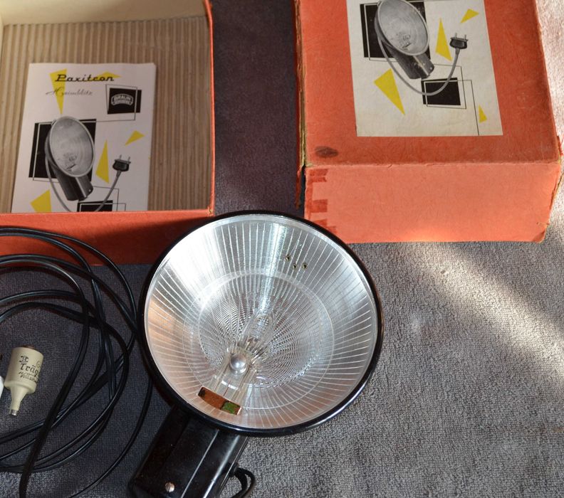 zabytek Lampa błyskowa Paxitron Braun komplet