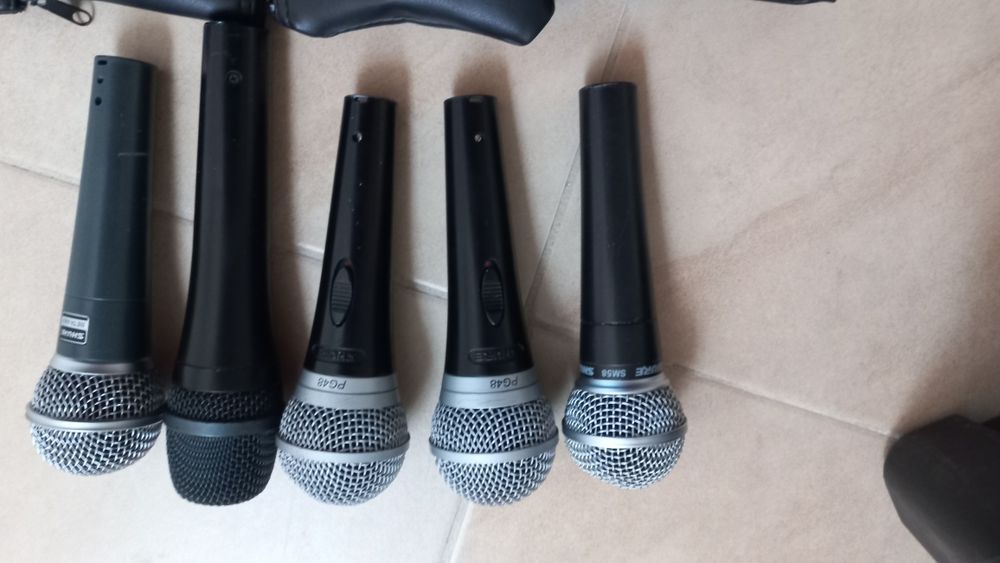 Mikrofony dynamiczne suhre, (nie sennheiser).