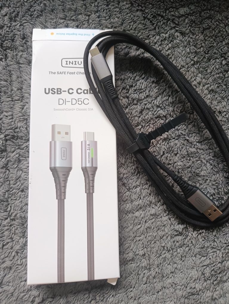 Kabel USB C szybkie ładowanie
