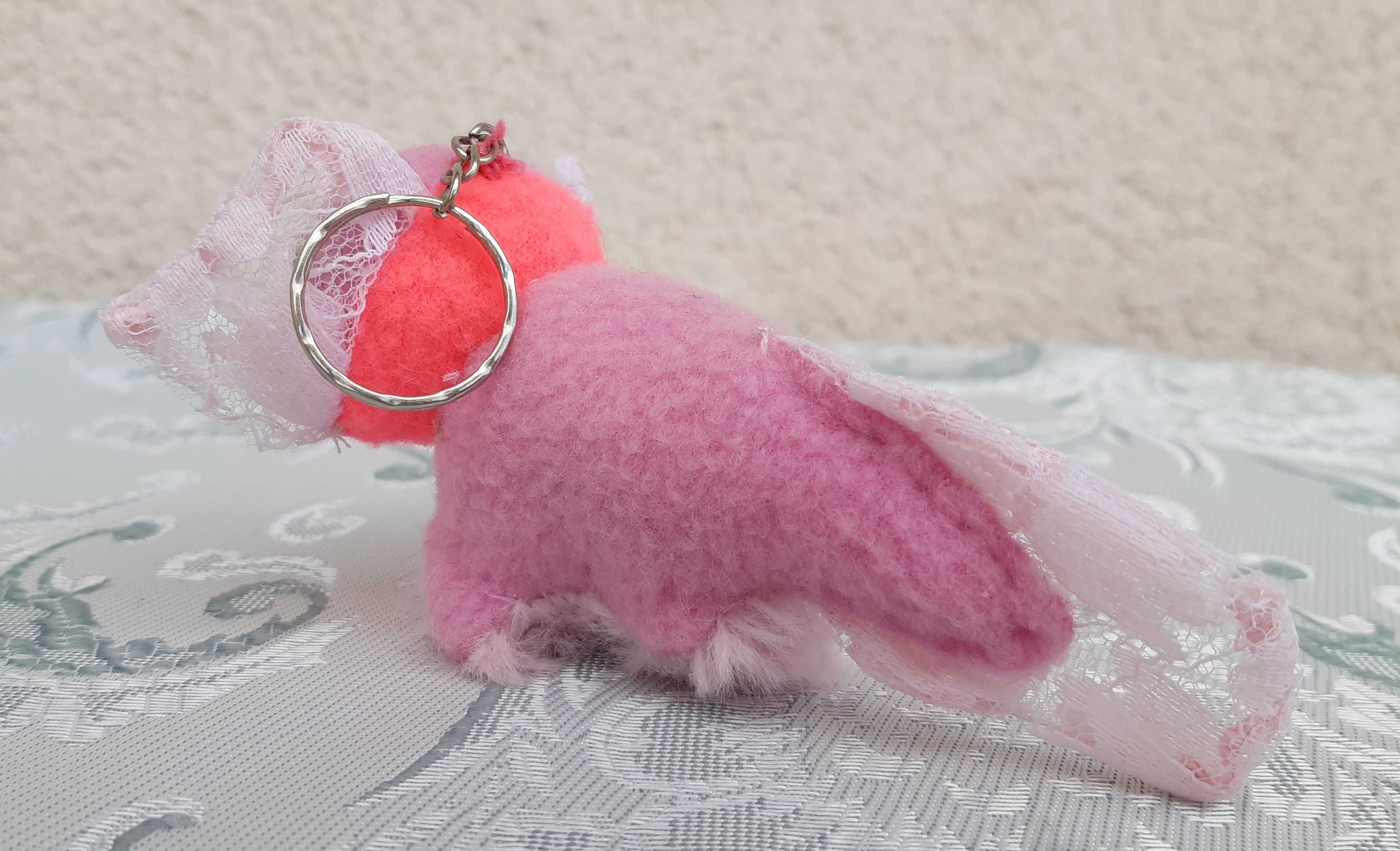 Brelok breloczek axolotl aksolotl rękodzieło handmade