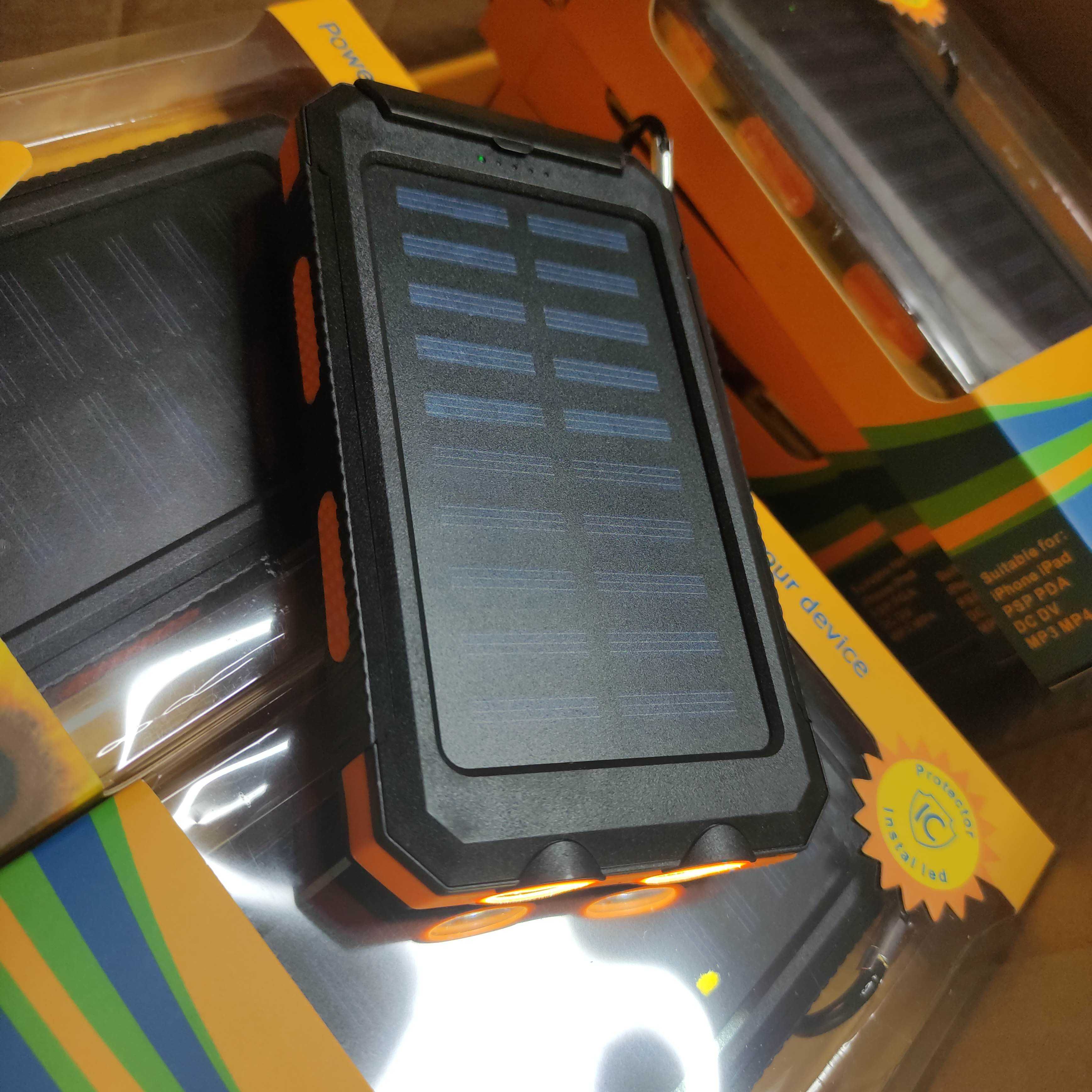 Високоякісні повербанки Solar Power Bank 20000mAh батарея акумулятор