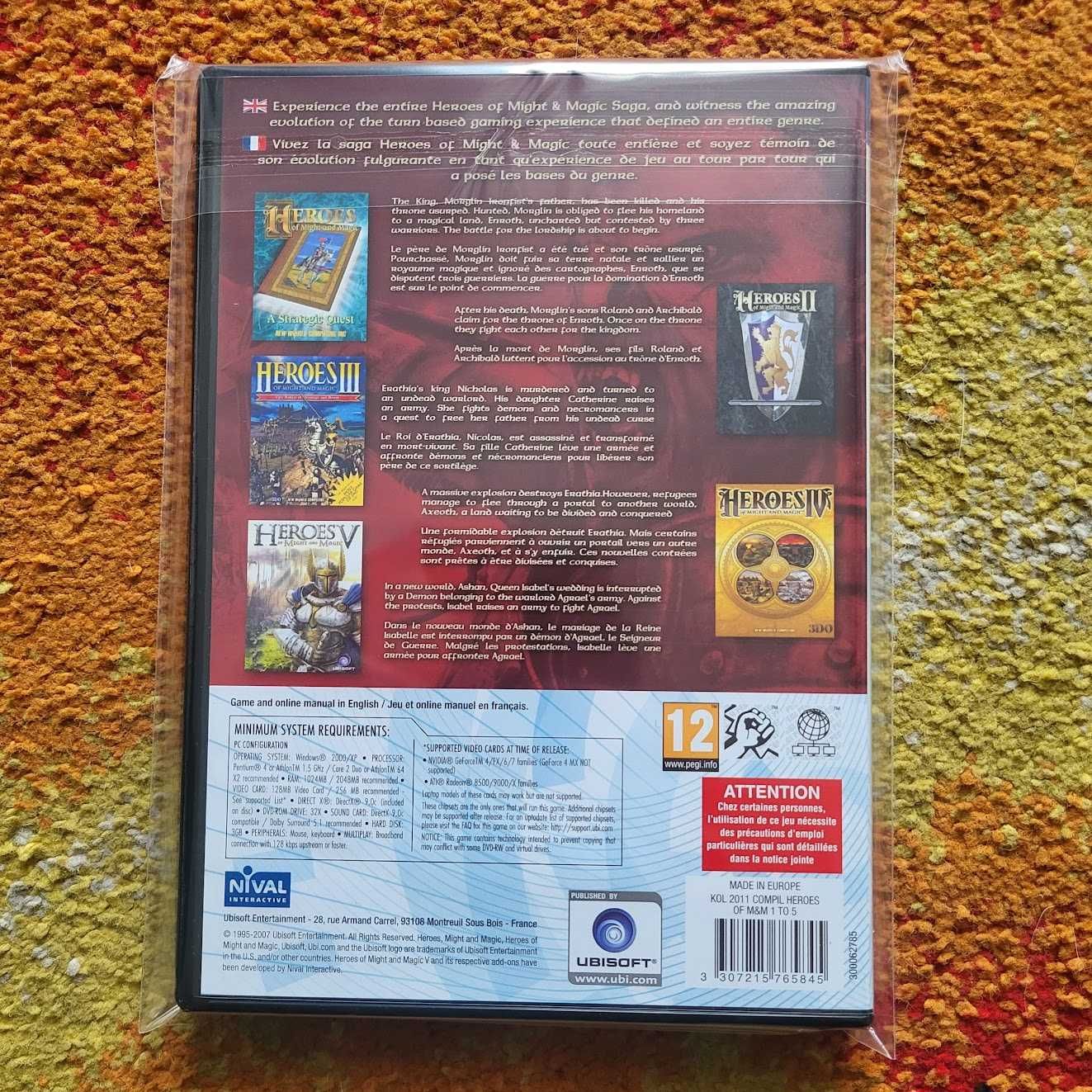 Heroes Of Might And Magic Collection 1-5 I II III IV V PC - NOWA