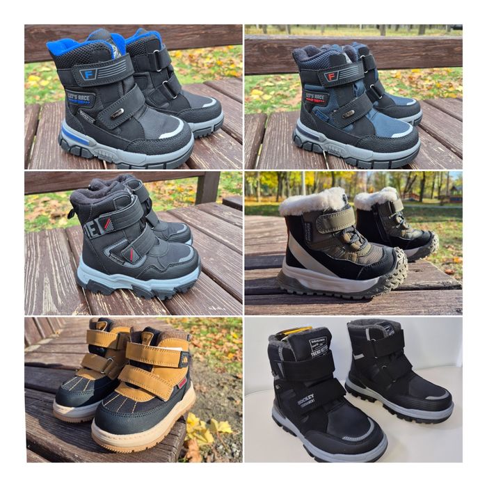 Зимові термо черевики на хлопчика 22-38 розмір