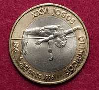 Portugal - moeda comemorativa de 200 escudos de 1996 Atlanta