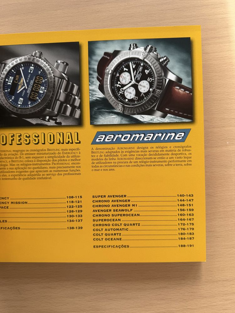 Catalogo Breitling Chronolog 04 (Ano de 2004)