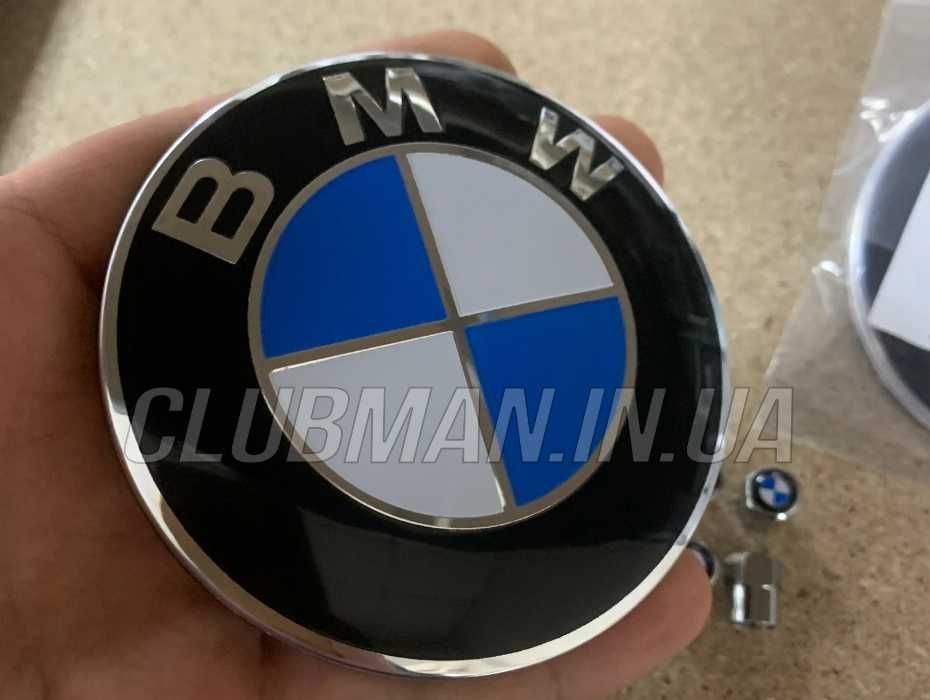 Емблема значок на капот багажник для BMW БМВ 82 78 74 мм