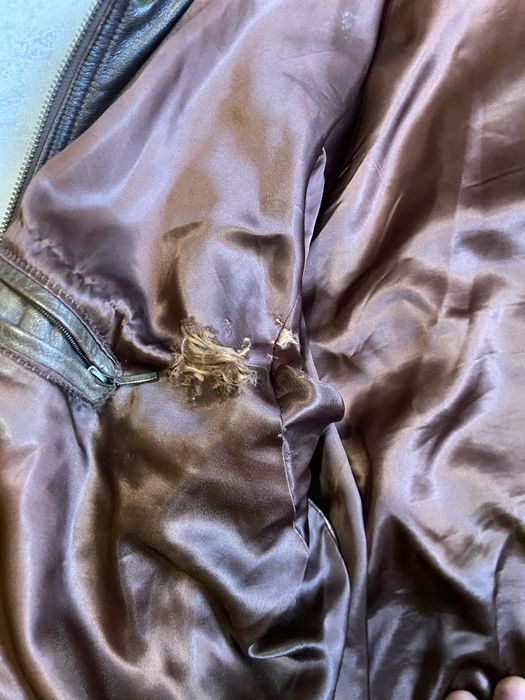 Prawdziwa skóra ciężka pilotka wojskowa