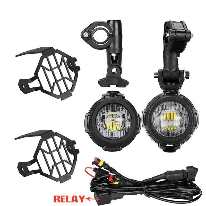 Halogeny led lampy V-STROM, BMW GS, VARRADERO i inne