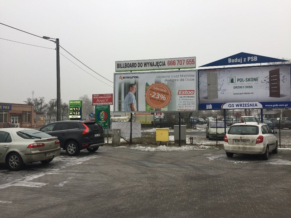 Billboard Billboardy reklama Września wynajem