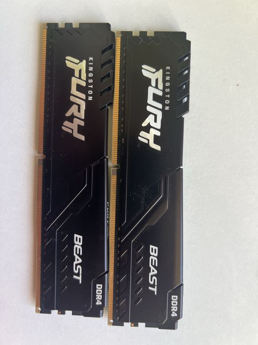Оперативна Пам'ять DDR4 16Gb 3200MHz PC4 25600 Kingston Fury 2х8