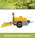 Opryskiwacz międzyrzędowy na plantację choinek