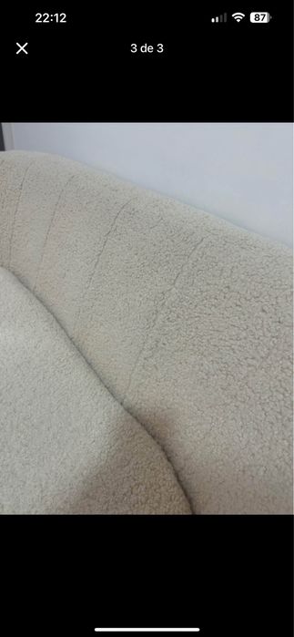 Sofa pelo de cerneiro