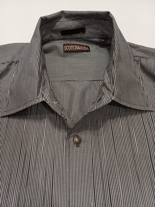 Męska koszula w paski Scoth &Soda rozm 2XL/3XL.