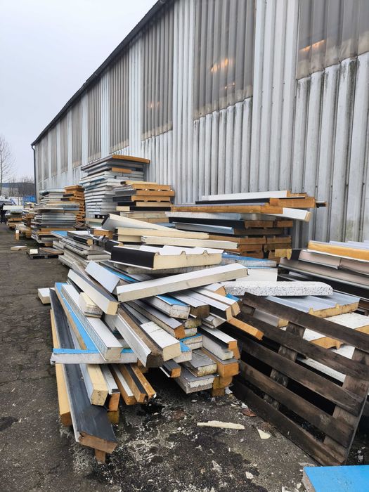 Płyta warstwowa ścienna PIR - końcówki, ścinki