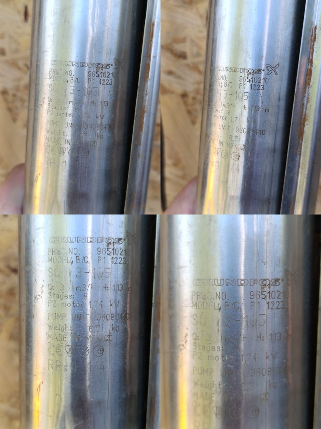 Глубинный погружной насос Grundfos SQ 3-105 Kenle Ocean MKP-60-1