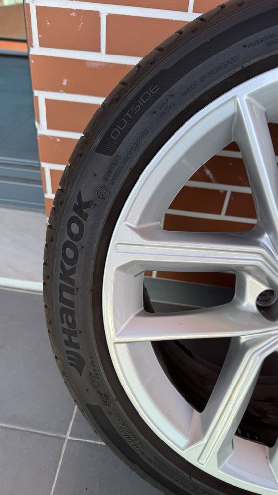 Jantes originais Audi 18” 5x112 com pneus Hankook – Excelente estado