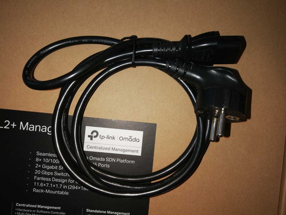 Kabel Przewód Zasilający do Komputera Monitora Drukarki 1,8M kable