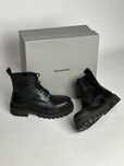 BALENCIAGA Strike boots leather кожаные ботинки черные opium archive