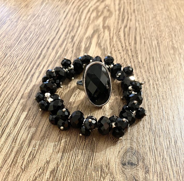 Набір браслет та кільце (19 мм) біжутерія