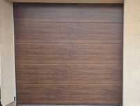 Brama segmentowa Hormann 2500x2375 Decograin DarkOak powystawowa