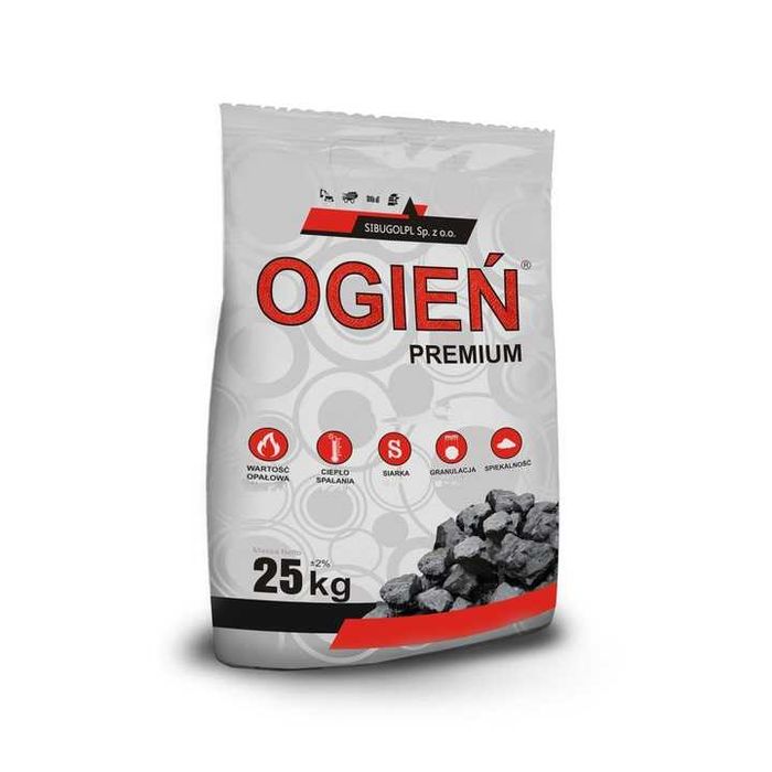 GROSZEK OGIEŃ PREMIUM 5-25mm / popiół 3 - 7 % (1000 kg)