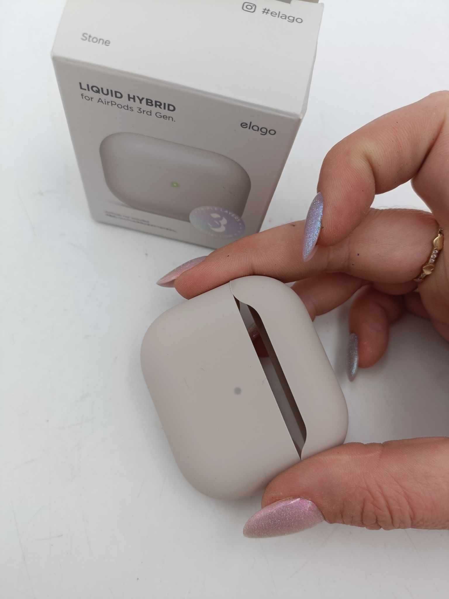 ETUI Do Słuchawek Airpods 3 gen Sylikonwe Beżowe Elago NOWE!