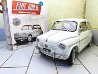 Fiat 600 de coleção Salvat escala 1/8