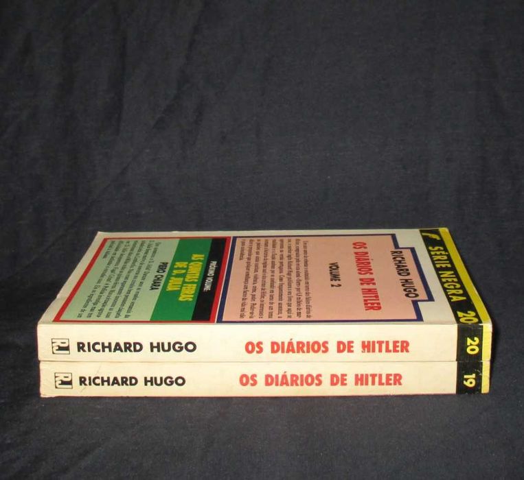 Livro Os Diários de Hitler Richard Hugo 2 Volumes Completo