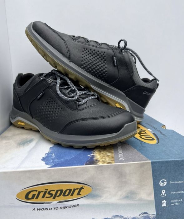Кросівки шкіряні Grisport 45-46, кожа ecco премиум